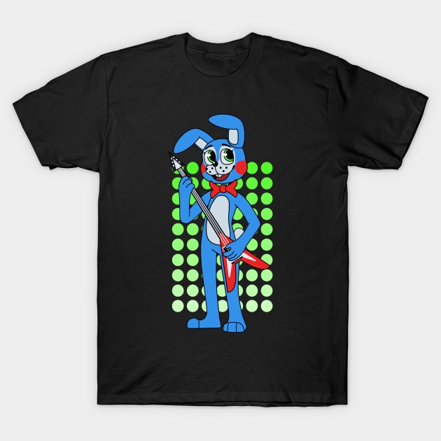 Toy Bonnie - Five Nights at Freddy's 2 T-Shirt by DragonfyreArts